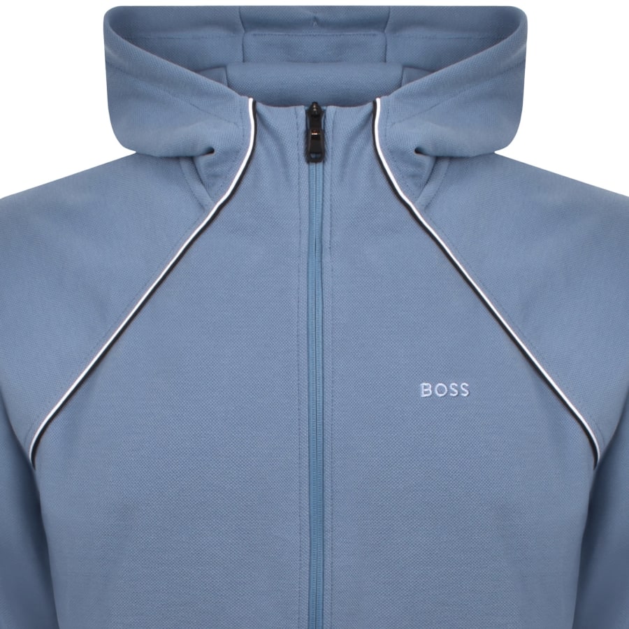 Image number 2 for BOSS Saggy Full Zip Hoodie Blue