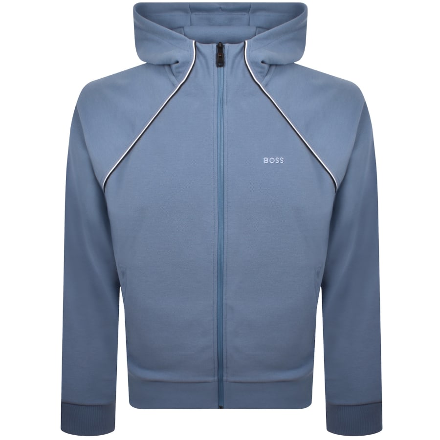 Image number 1 for BOSS Saggy Full Zip Hoodie Blue