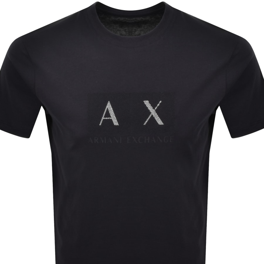 Image number 2 for Armani Exchange T Shirt Deep Navy