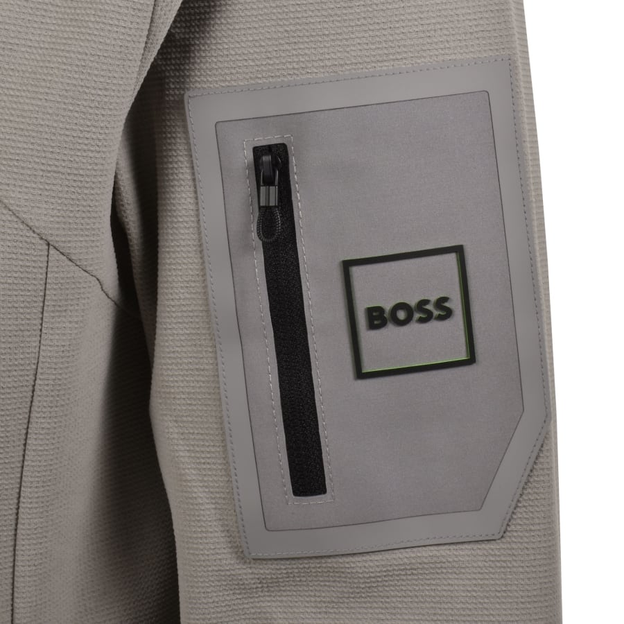 Image number 3 for BOSS Tour Waffle Overshirt Grey
