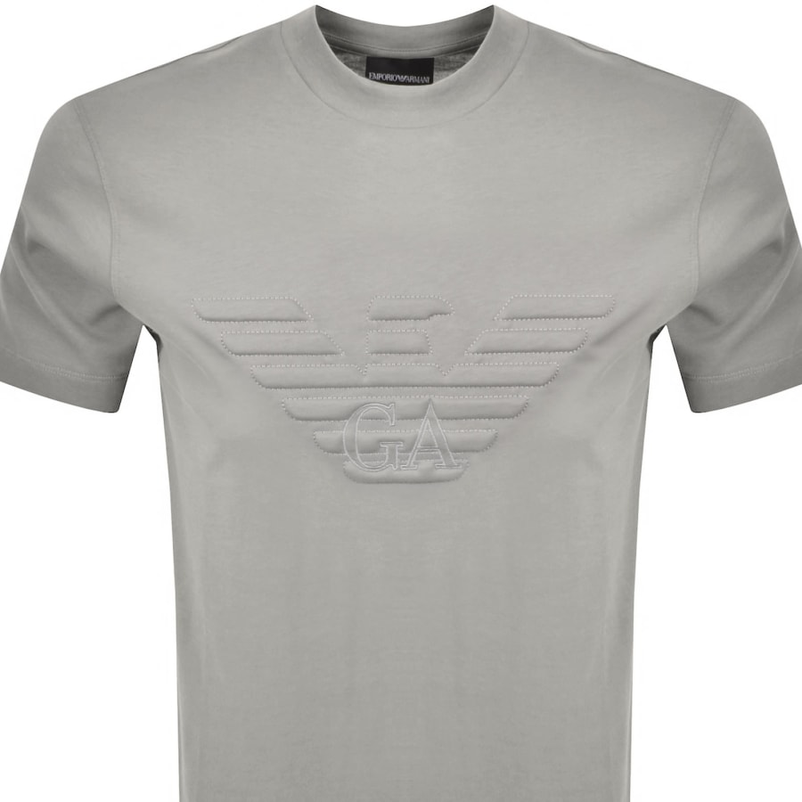 Image number 2 for Emporio Armani Big Eagle T Shirt Grey