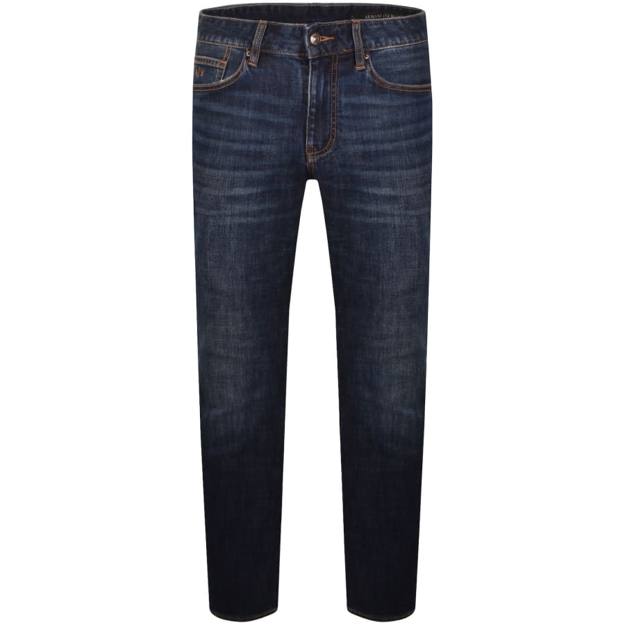 Image number 2 for Armani Exchange J14 Slim Fit Jeans Blue