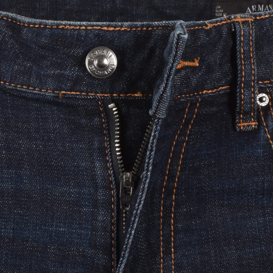 Image number 5 for Armani Exchange J14 Slim Fit Jeans Blue