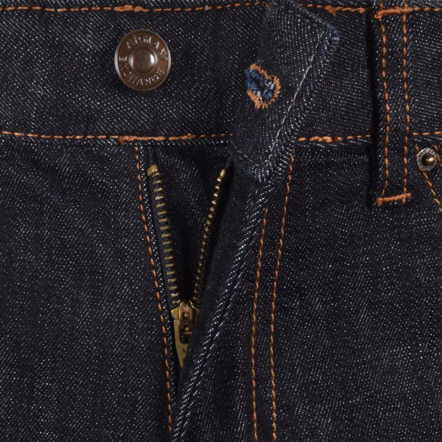 Image number 5 for Armani Exchange J16 Straight Fit Jeans Navy