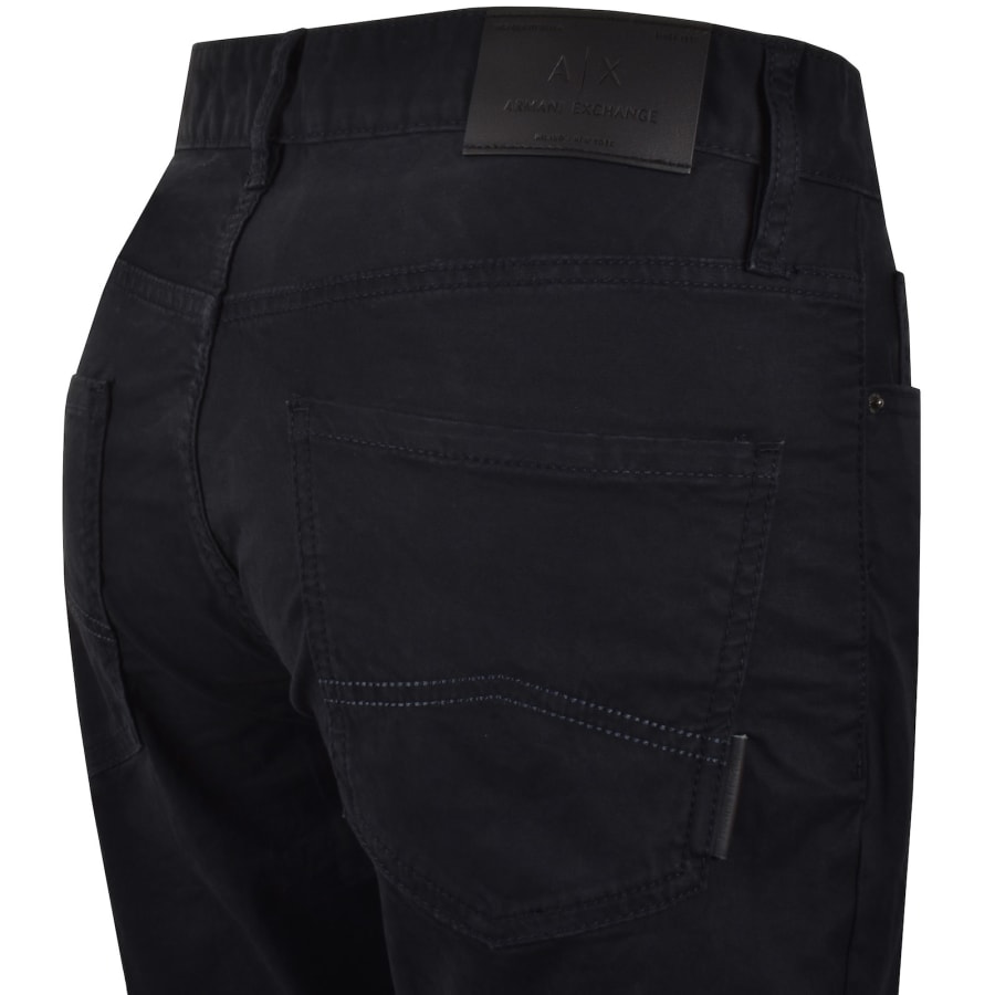 Image number 4 for Armani Exchange J14 Slim Fit Jeans Navy