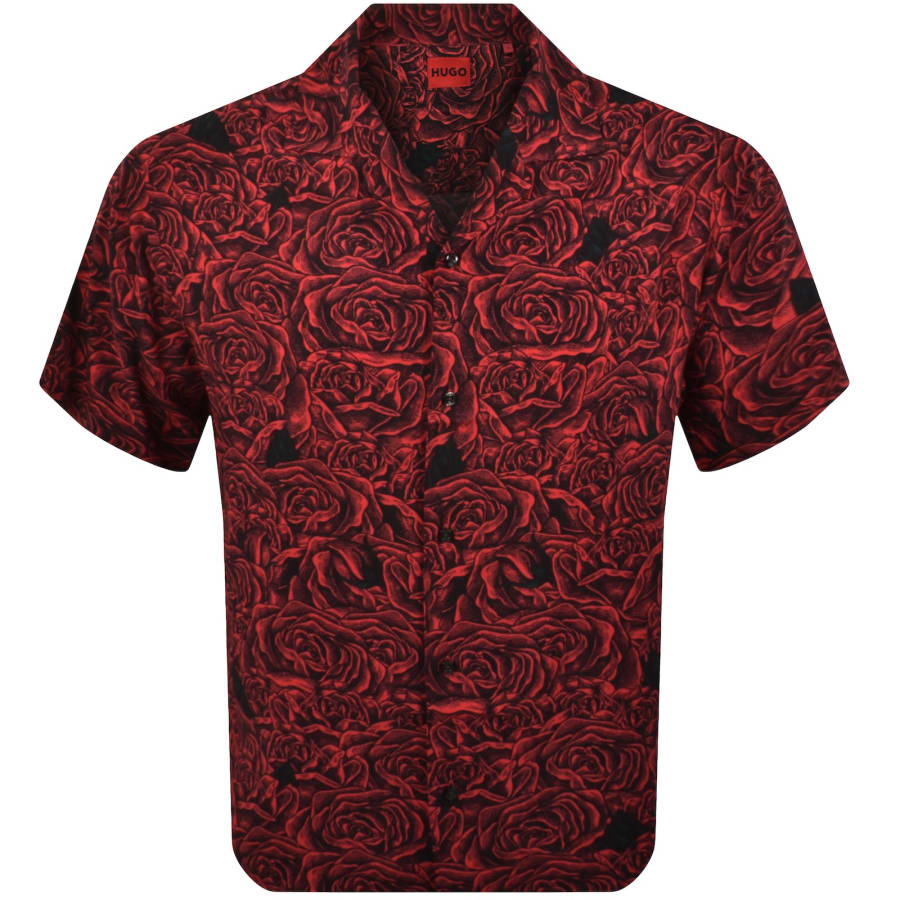 Image number 1 for HUGO Espino Shirt Black