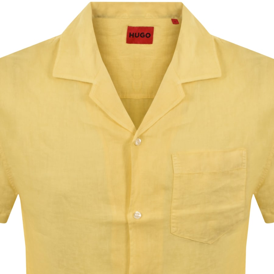 Image number 2 for HUGO Exolino Shirt Yellow