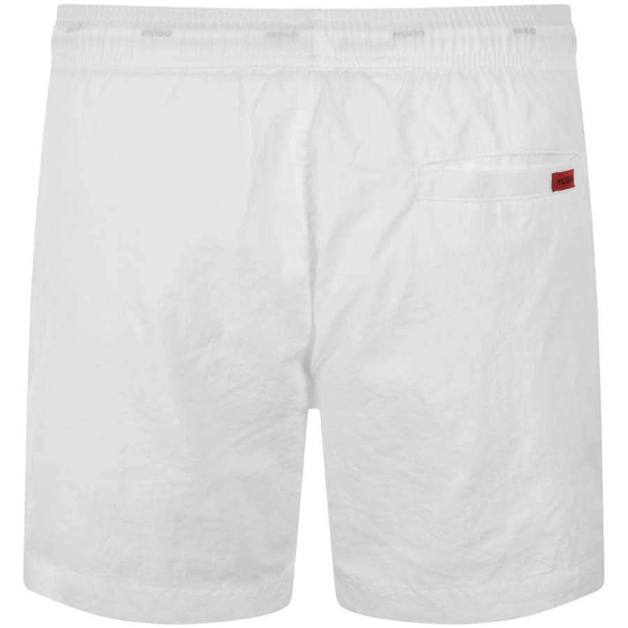 Image number 3 for HUGO Dominica Swim Shorts White
