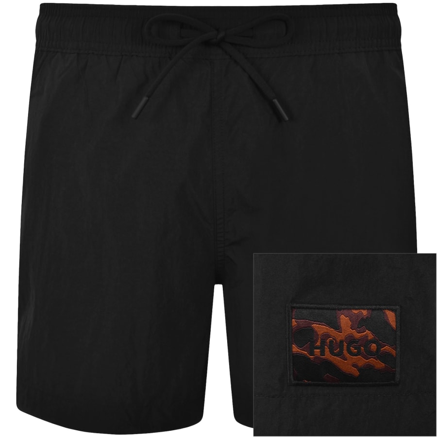 Image number 1 for HUGO Dominica Swim Shorts Black
