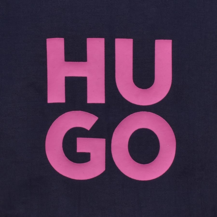 Image number 3 for HUGO Paolo Swim Shorts Navy