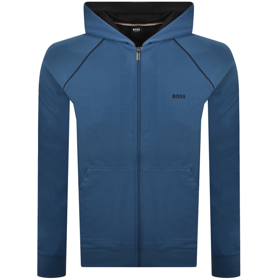 Image number 1 for BOSS Mix And Match Full Zip Hoodie Blue