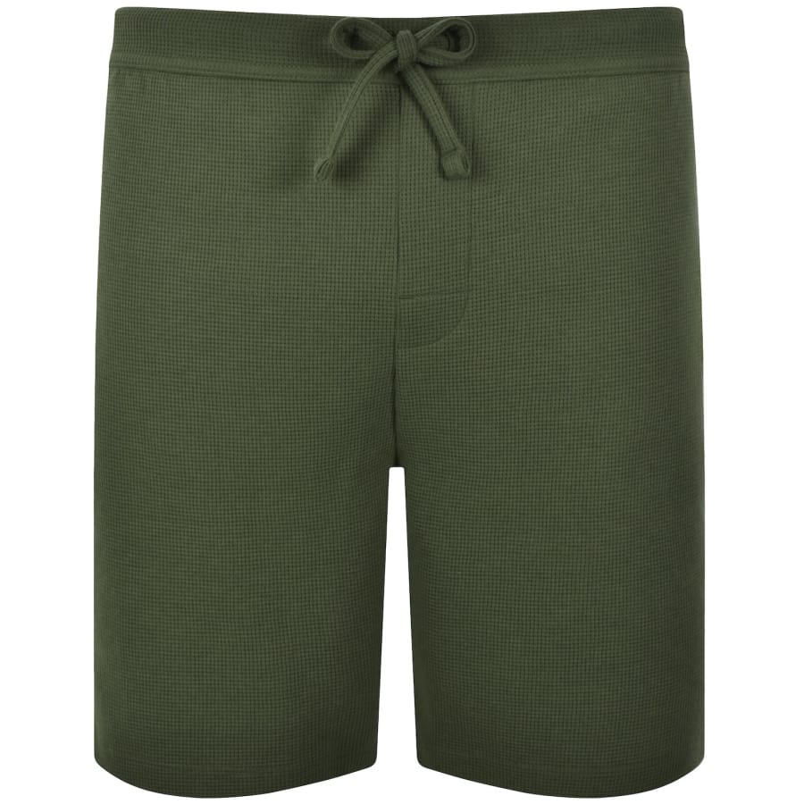 Image number 1 for BOSS Waffle Shorts Open Green
