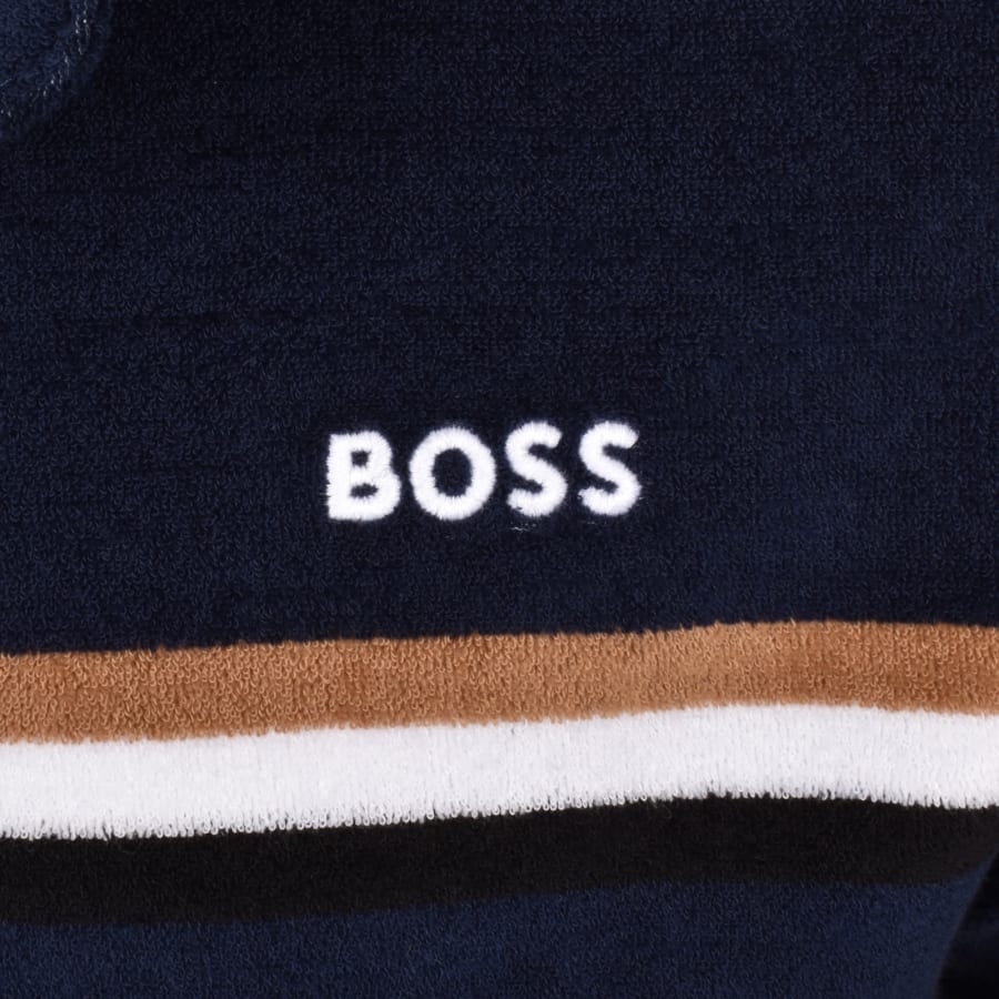 Image number 3 for BOSS Iconic Polo Shirt Navy