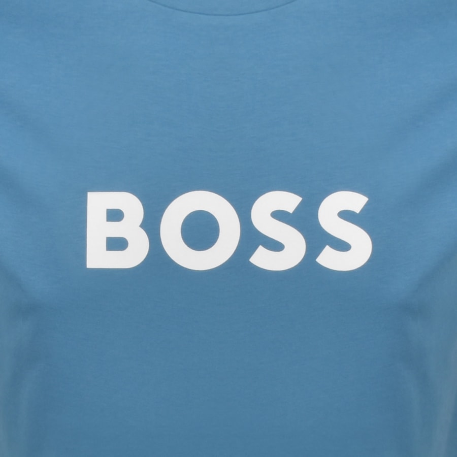 Image number 3 for BOSS Beachwear Logo T Shirt Blue
