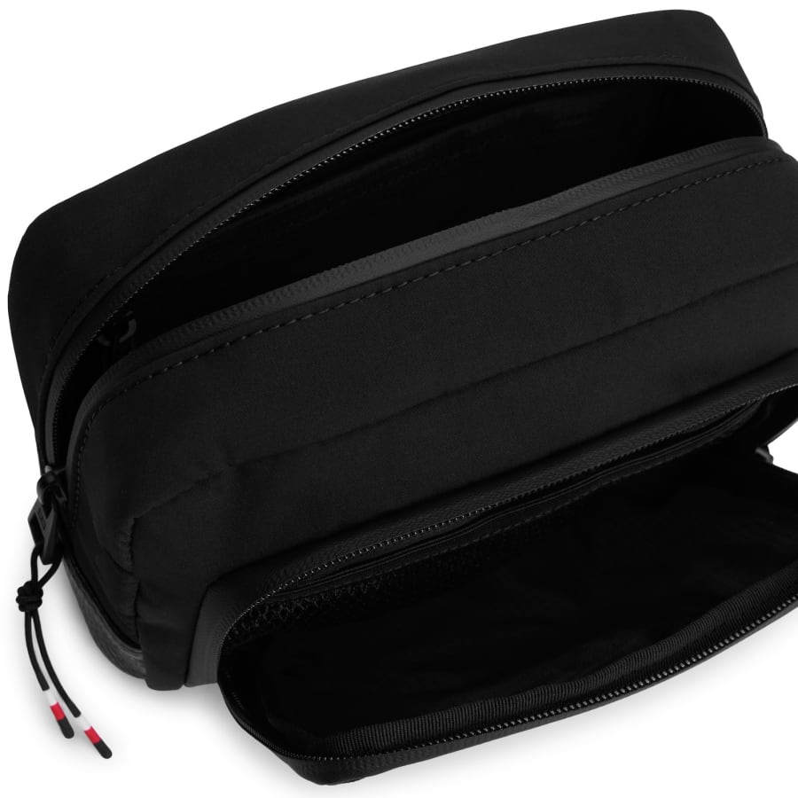 Image number 4 for Tommy Hilfiger Textile Wash Bag Black
