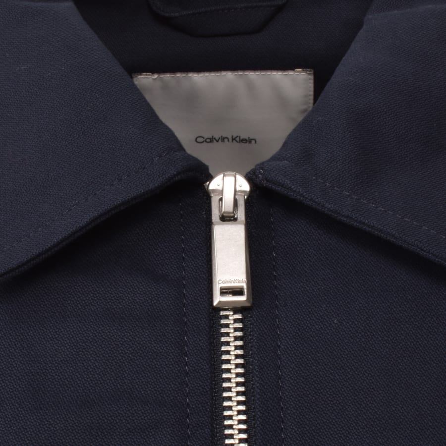 Image number 3 for Calvin Klein Dobby Jacket Navy
