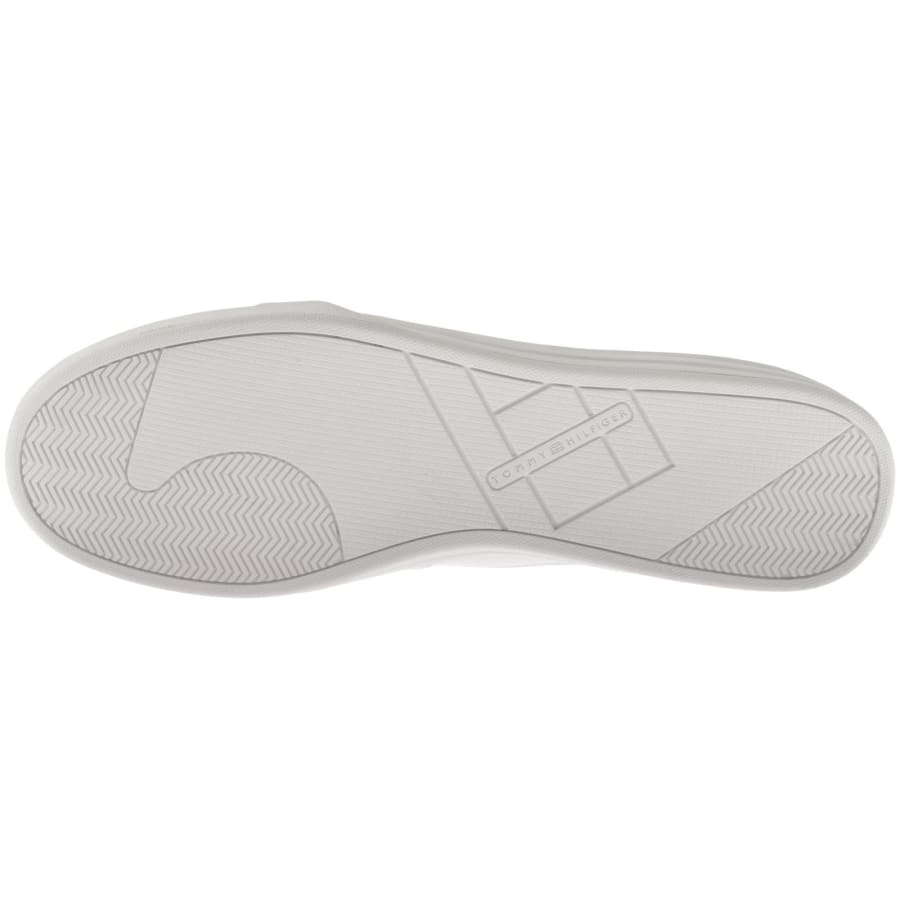 Image number 5 for Tommy Hilfiger Logo Cupsole Trainers White
