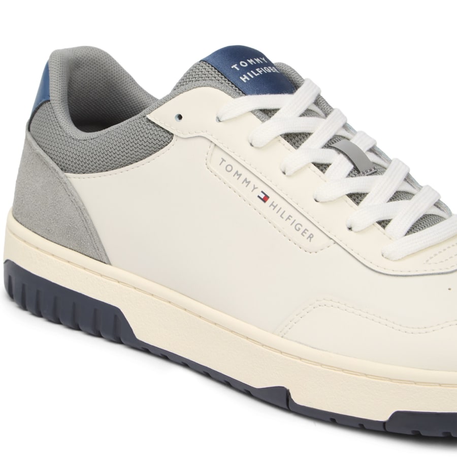 Image number 4 for Tommy Hilfiger Basketball Core Trainers Grey