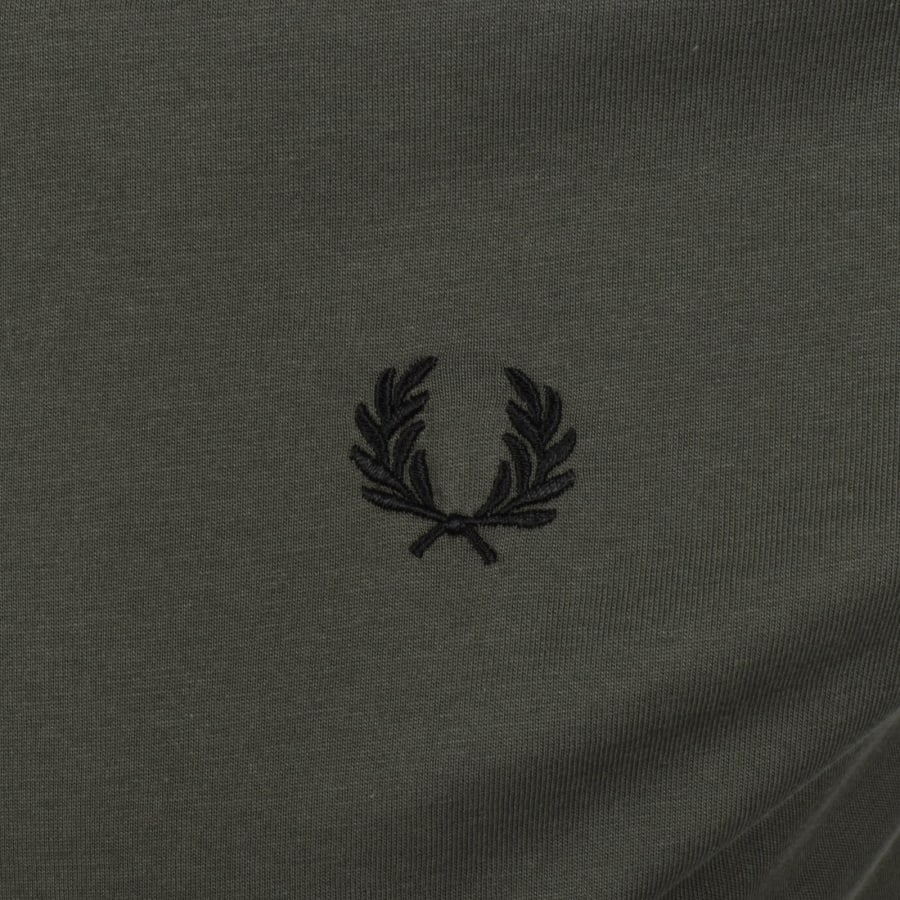 Image number 3 for Fred Perry Twin Tipped T Shirt Field Green