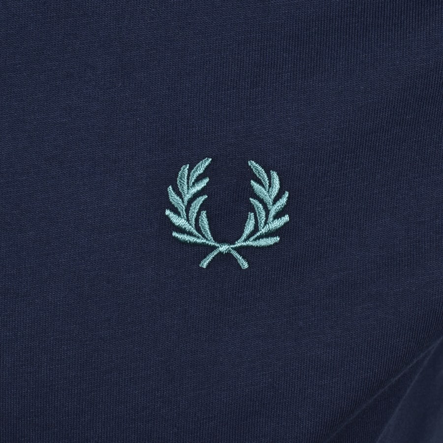 Image number 3 for Fred Perry Twin Tipped T Shirt Blue
