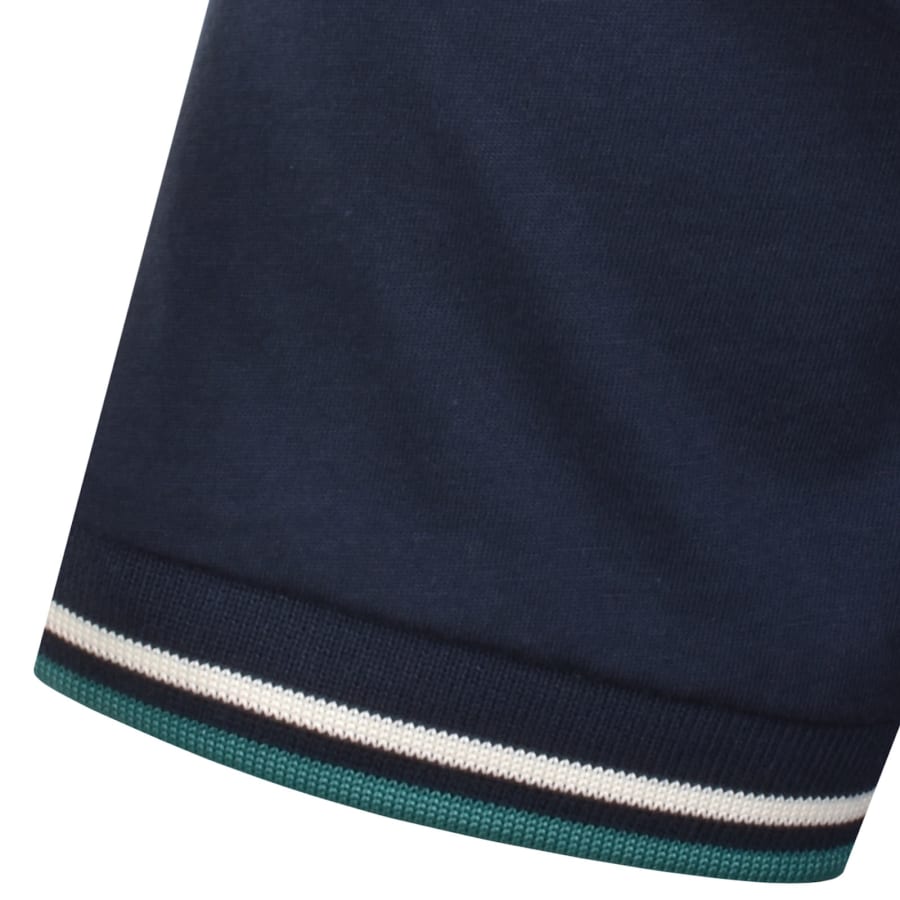 Image number 4 for Fred Perry Twin Tipped T Shirt Blue