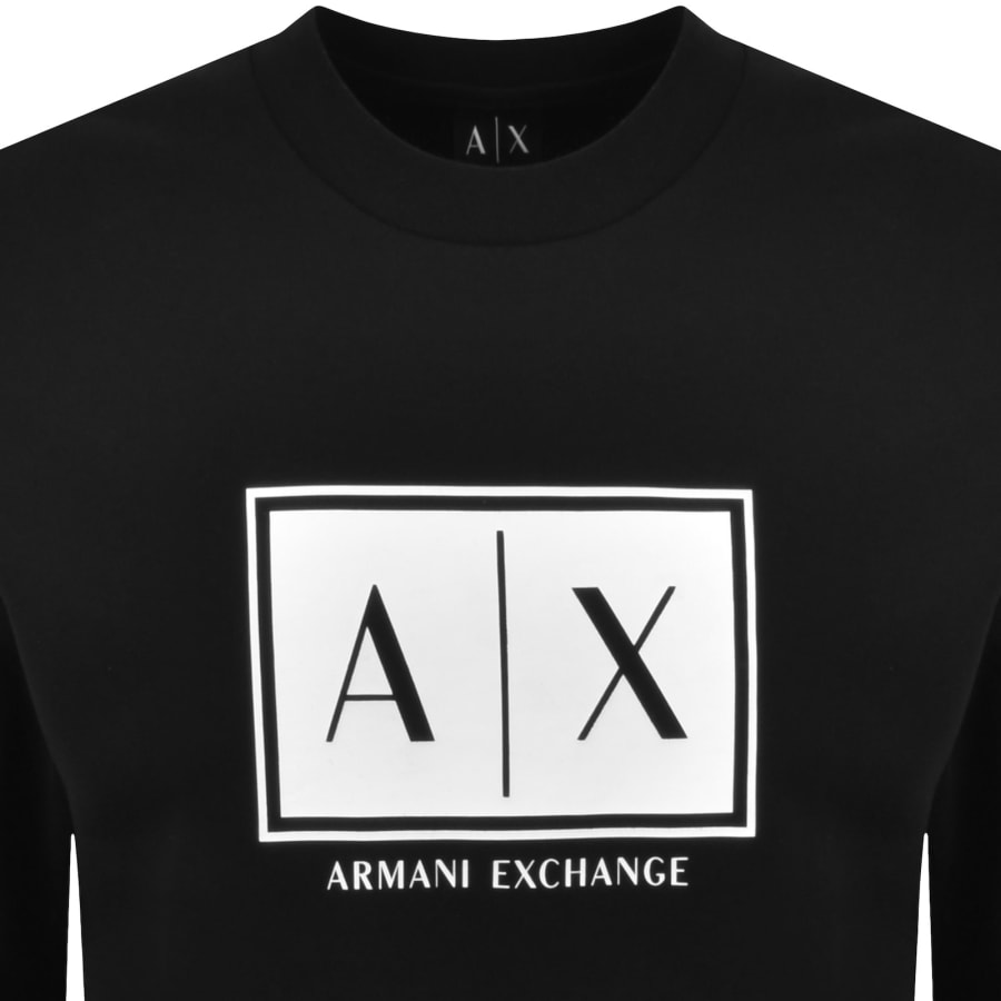 Image number 2 for Armani Exchange Logo Sweatshirt Black