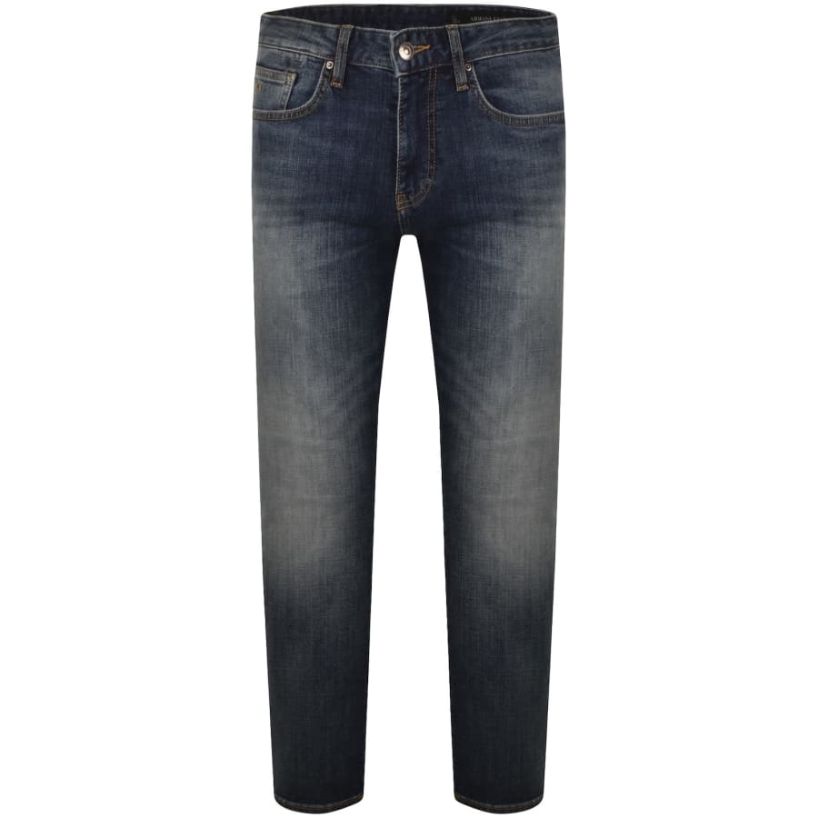 Image number 2 for Armani Exchange J14 Slim Fit Jeans Blue