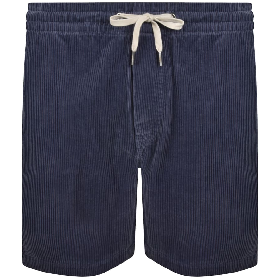Image number 2 for Ralph Lauren Corduroy Shorts Navy Blue