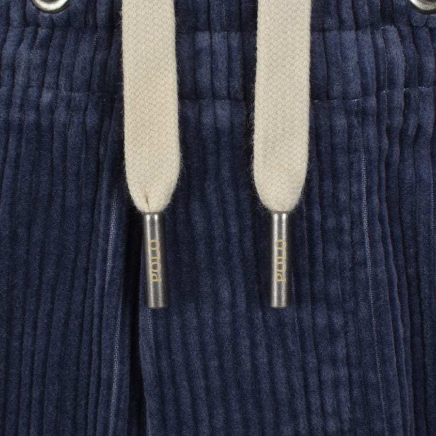 Image number 5 for Ralph Lauren Corduroy Shorts Navy Blue