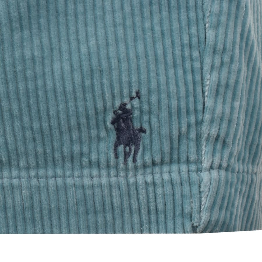 Image number 4 for Ralph Lauren Corduroy Shorts Blue