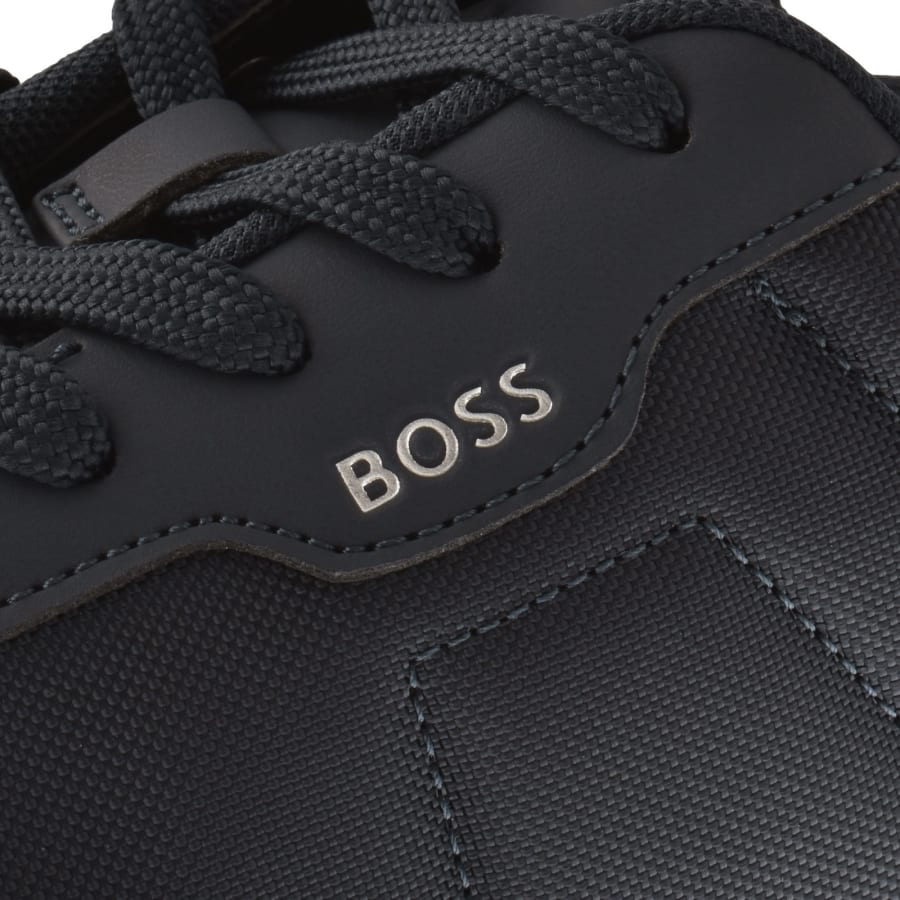 Image number 4 for BOSS Titanium Runner Trainers Dark Blue