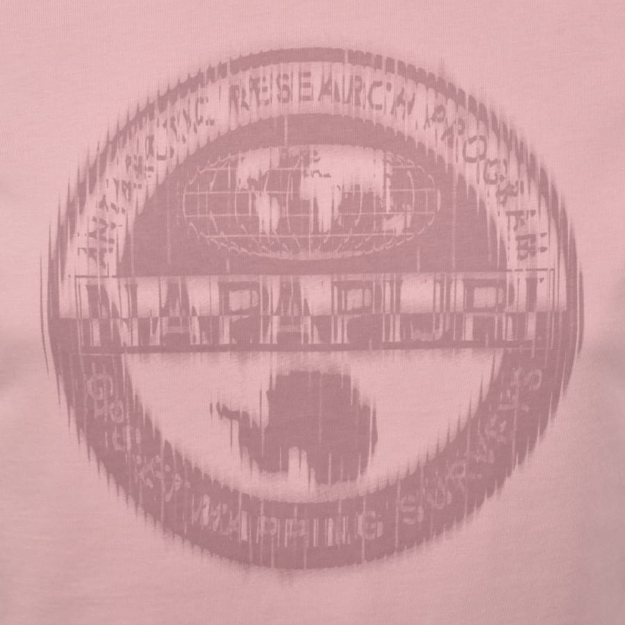 Image number 3 for Napapijri Logo Short Sleeve T Shirt Pink