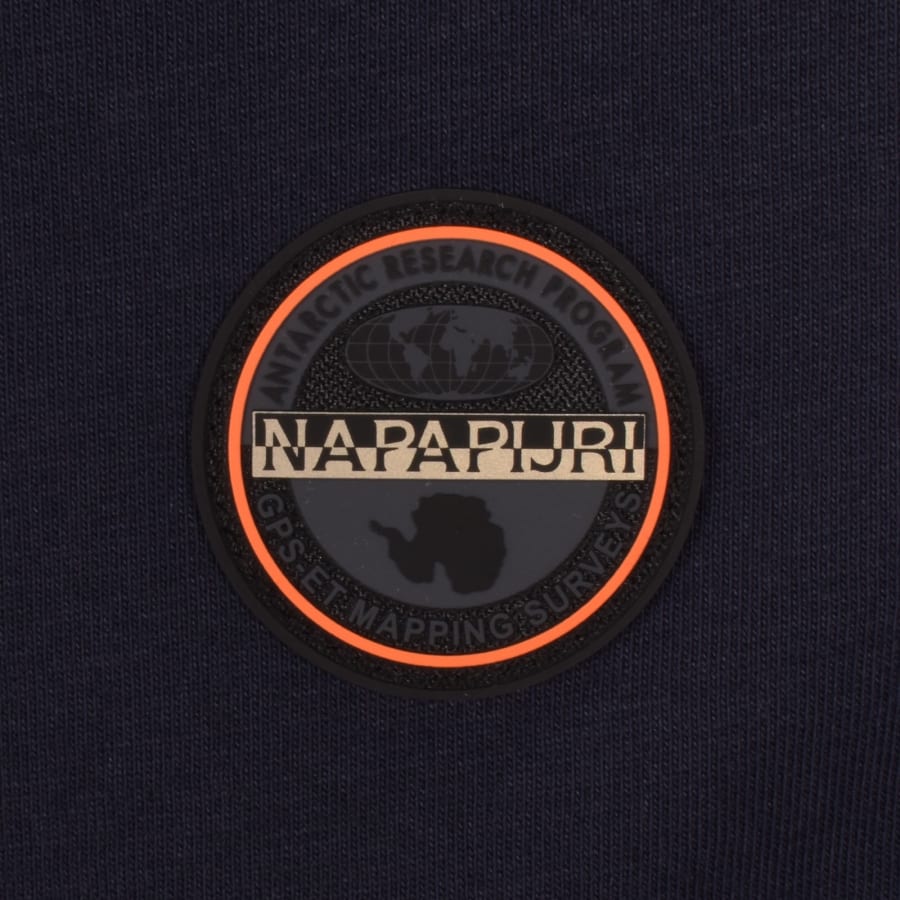 Image number 3 for Napapijri E Badge Polo T Shirt Navy