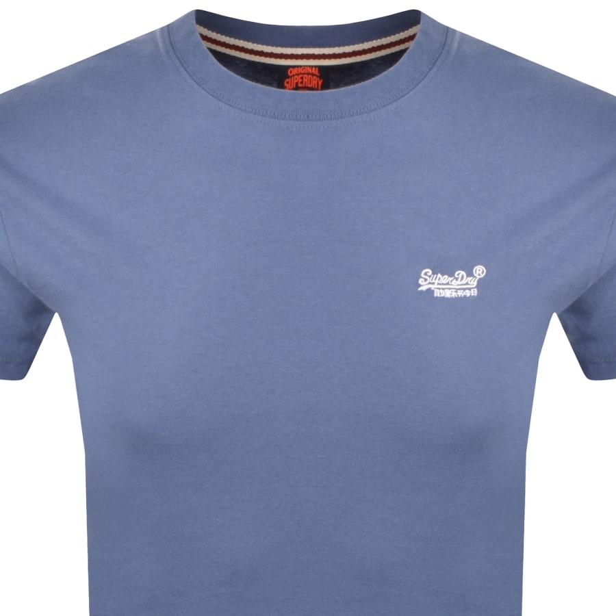 Image number 2 for Superdry Short Sleeved T Shirt Blue