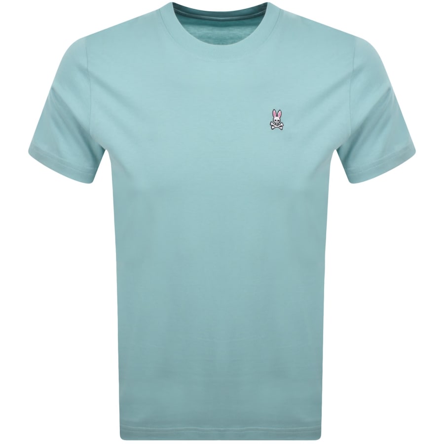 Image number 1 for Psycho Bunny Classic Crew Neck T Shirt Blue