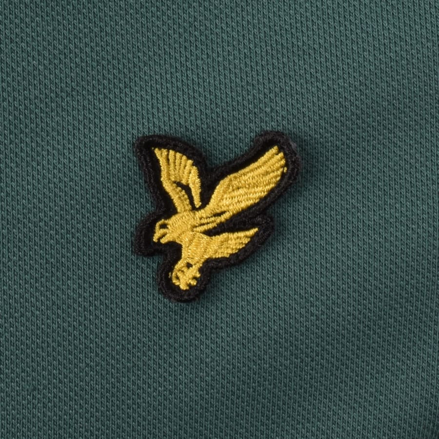 Image number 3 for Lyle And Scott Tipped Polo T Shirt Green