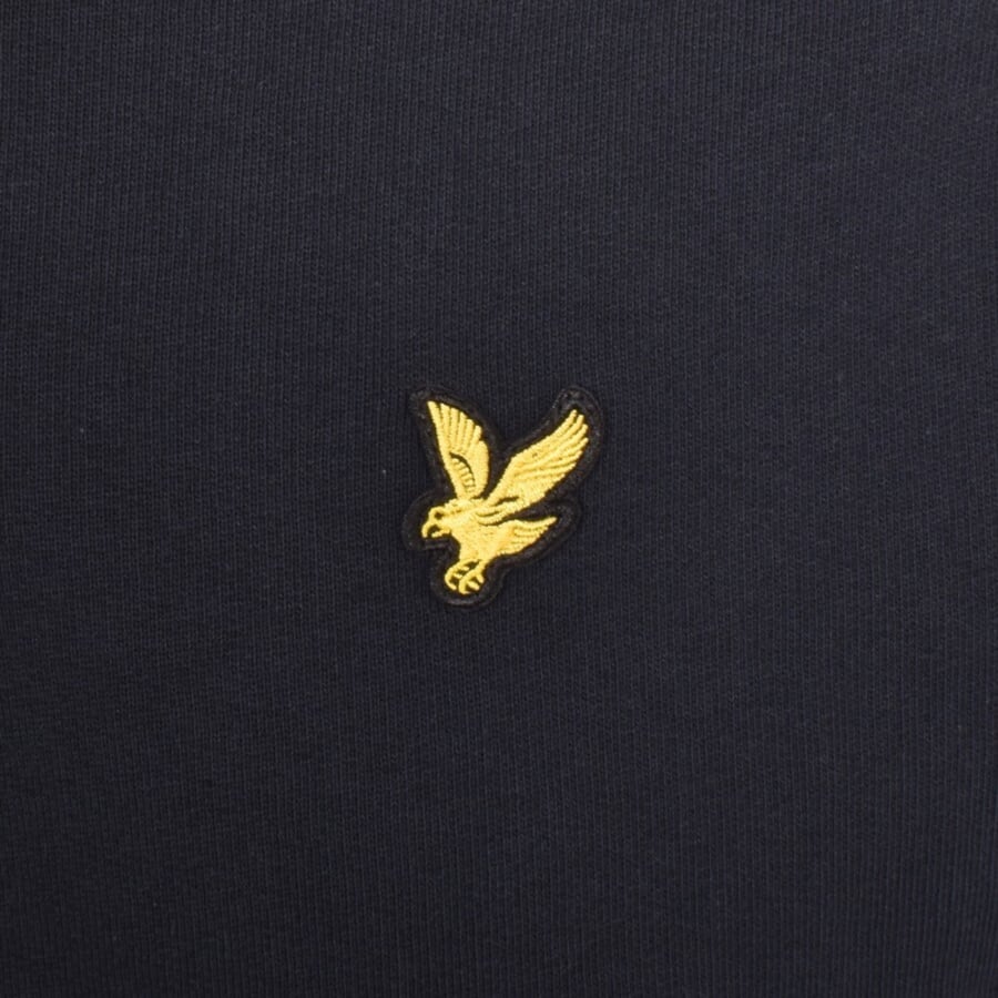 Image number 3 for Lyle And Scott Quarter Zip Sweatshirt Navy