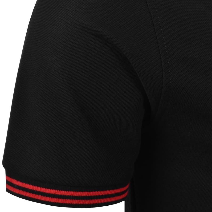 Image number 5 for Psycho Bunny Sayer Pique Polo T Shirt Black