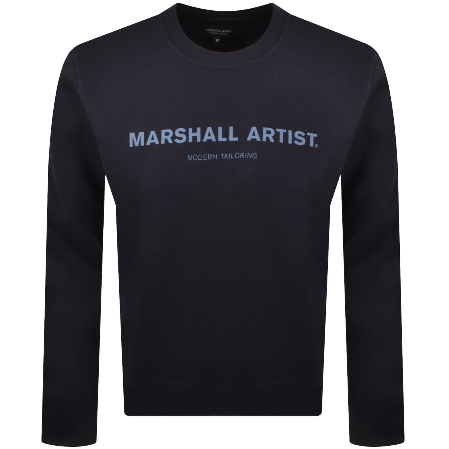 Image number 1 for Marshall Artist Stampa Sweatshirt Navy