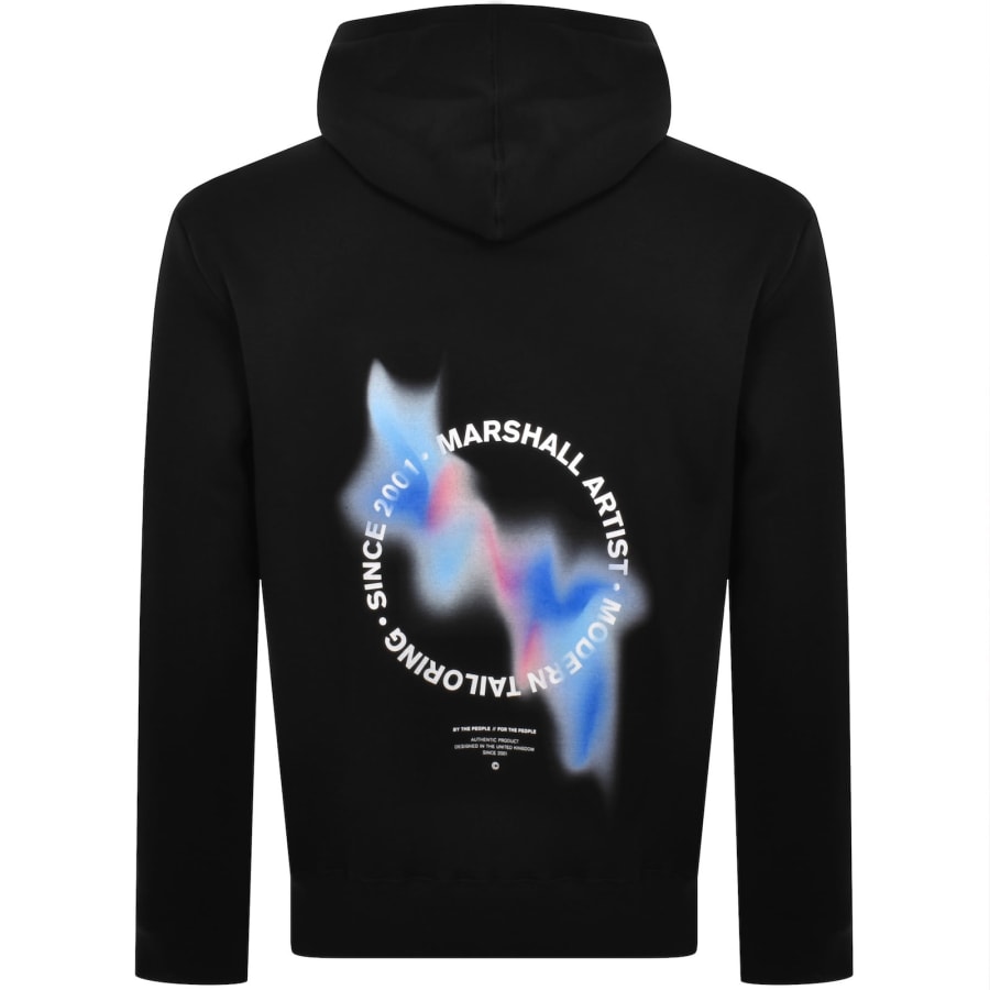 Image number 4 for Marshall Artist Spruzzo Hoodie Black