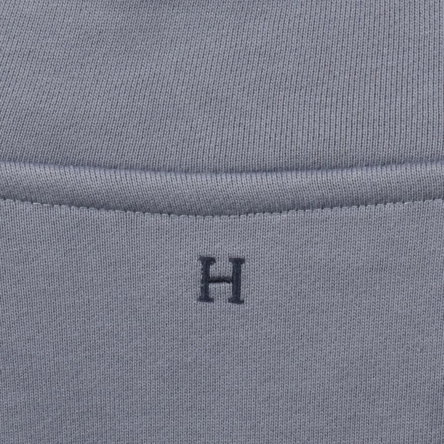 Image number 5 for Hackett Half Zip Sweatshirt Blue