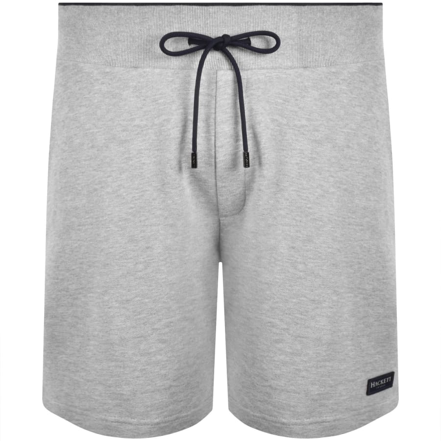 Image number 1 for Hackett Essential Badge Shorts Grey