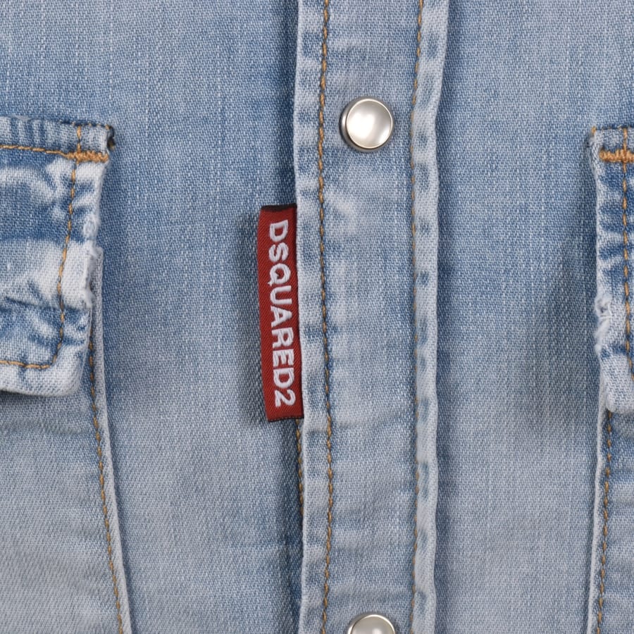 Image number 3 for DSQUARED2 Canadian Vintage Shirt Blue