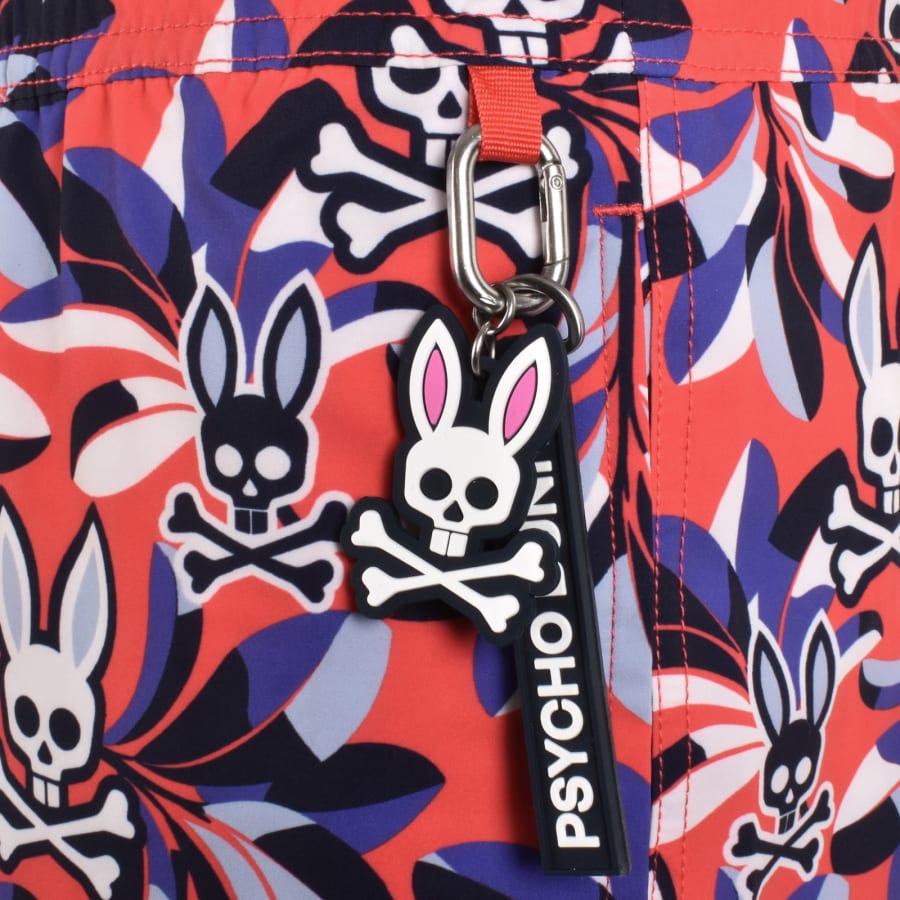 Image number 3 for Psycho Bunny Florian Swim Shorts Red