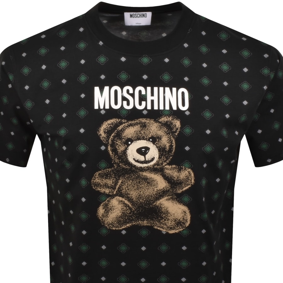 Image number 2 for Moschino Large Teddy T Shirt Black