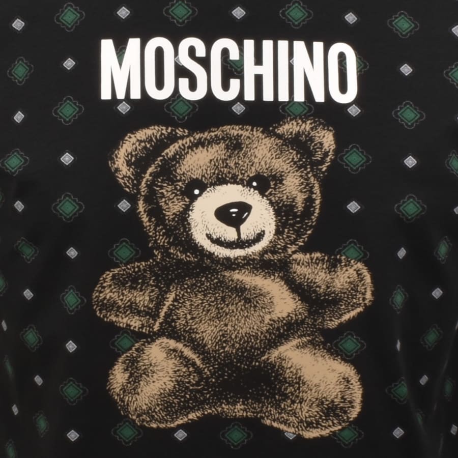 Image number 3 for Moschino Large Teddy T Shirt Black