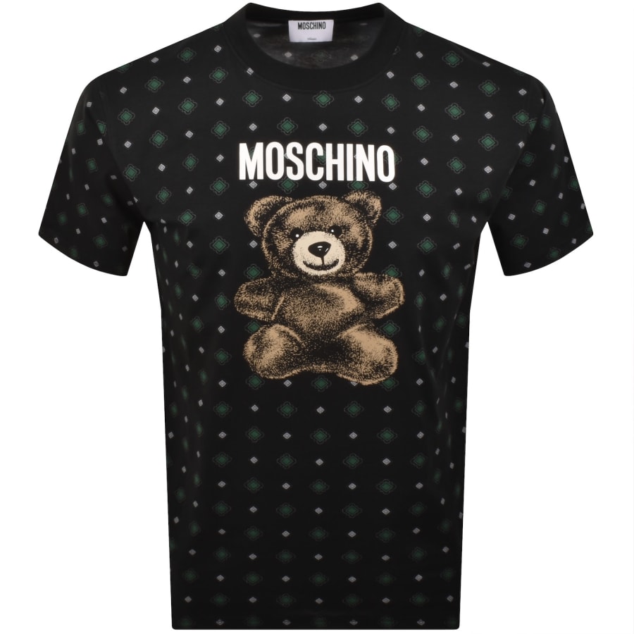 Image number 1 for Moschino Large Teddy T Shirt Black