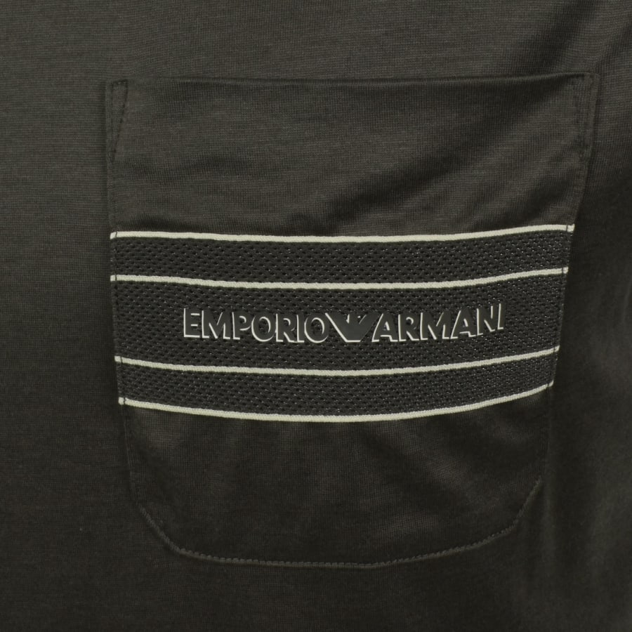 Image number 3 for Emporio Armani 3D Effect Logo T Shirt Green