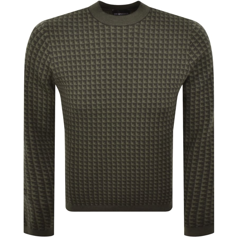 Image number 1 for Emporio Armani Knit Jumper Green