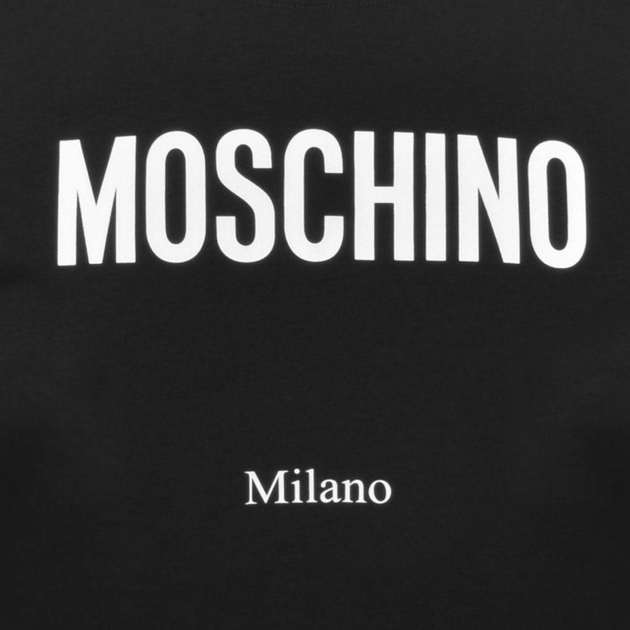 Image number 3 for Moschino Milano Logo T Shirt Black